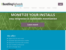 Tablet Screenshot of bundlingnetwork.com